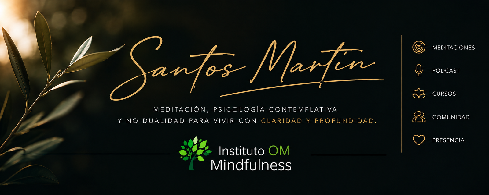 Santos Martín Meditaciones - Instituto OM Mindfulness
