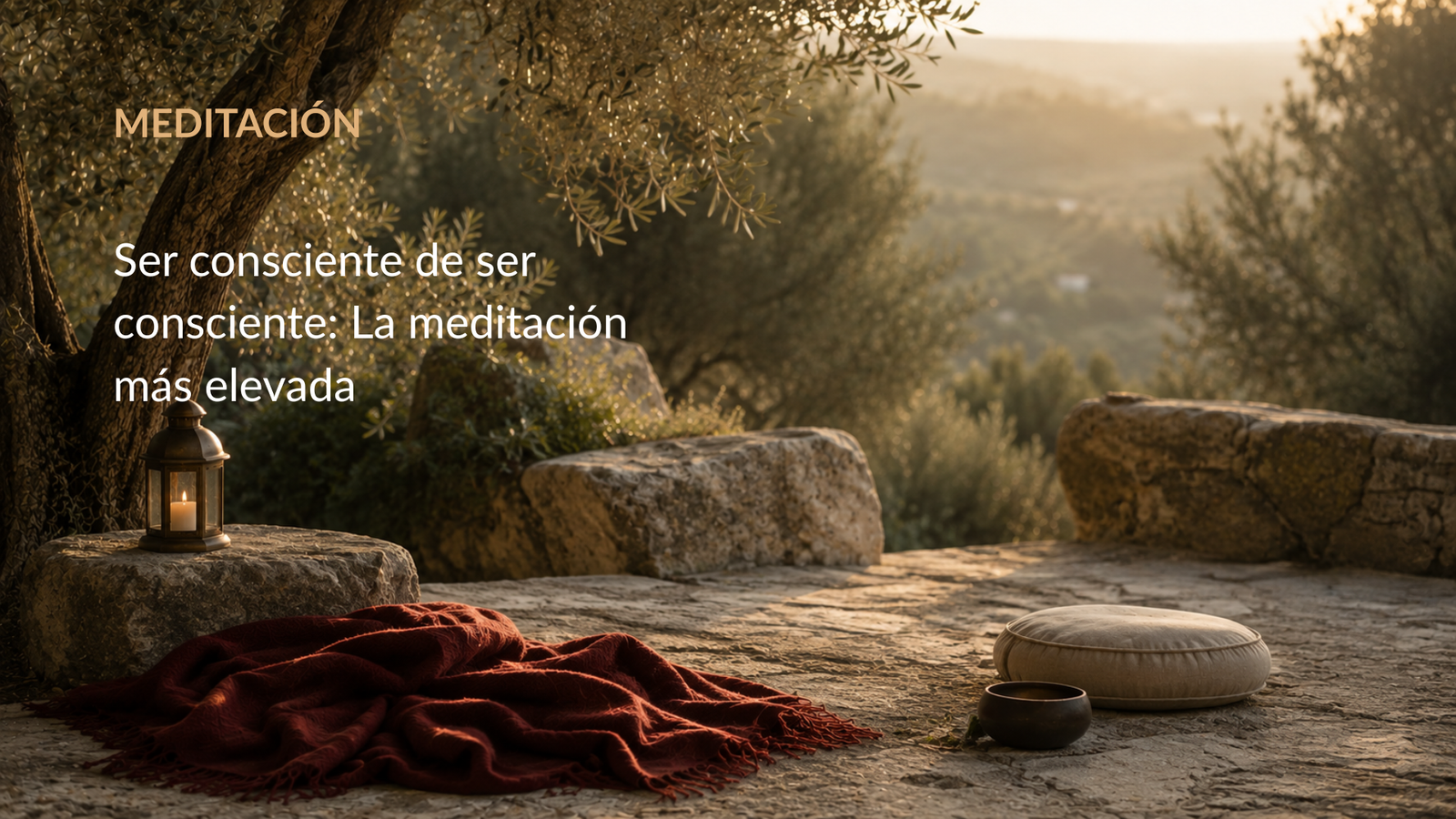 Ser consciente de ser consciente es la meditación más elevada